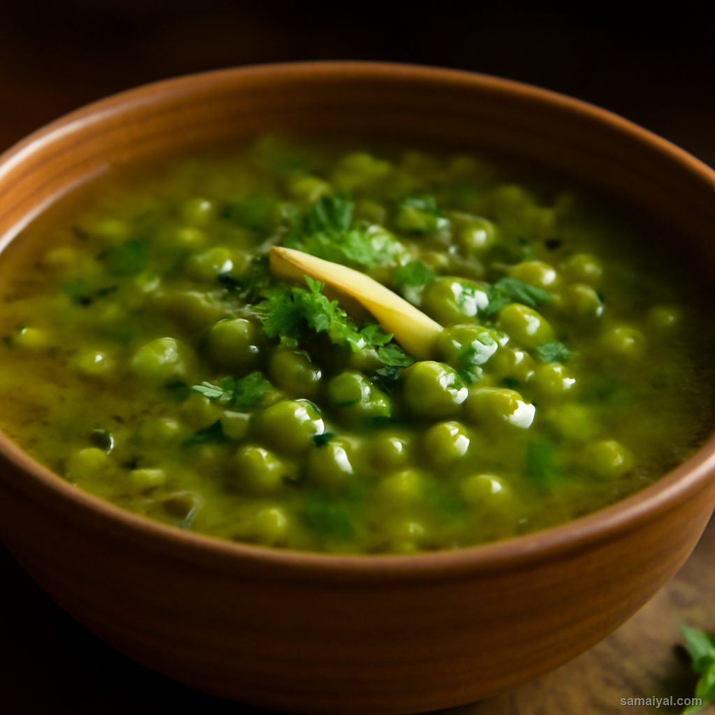 Punjabi Hara Chana Shorba Green Chickpea Soup