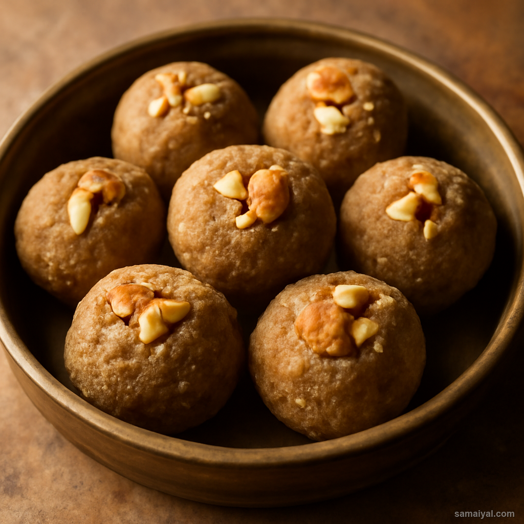 Punjabi Pinni Winter Energy Sweet Wheat Nut Ball