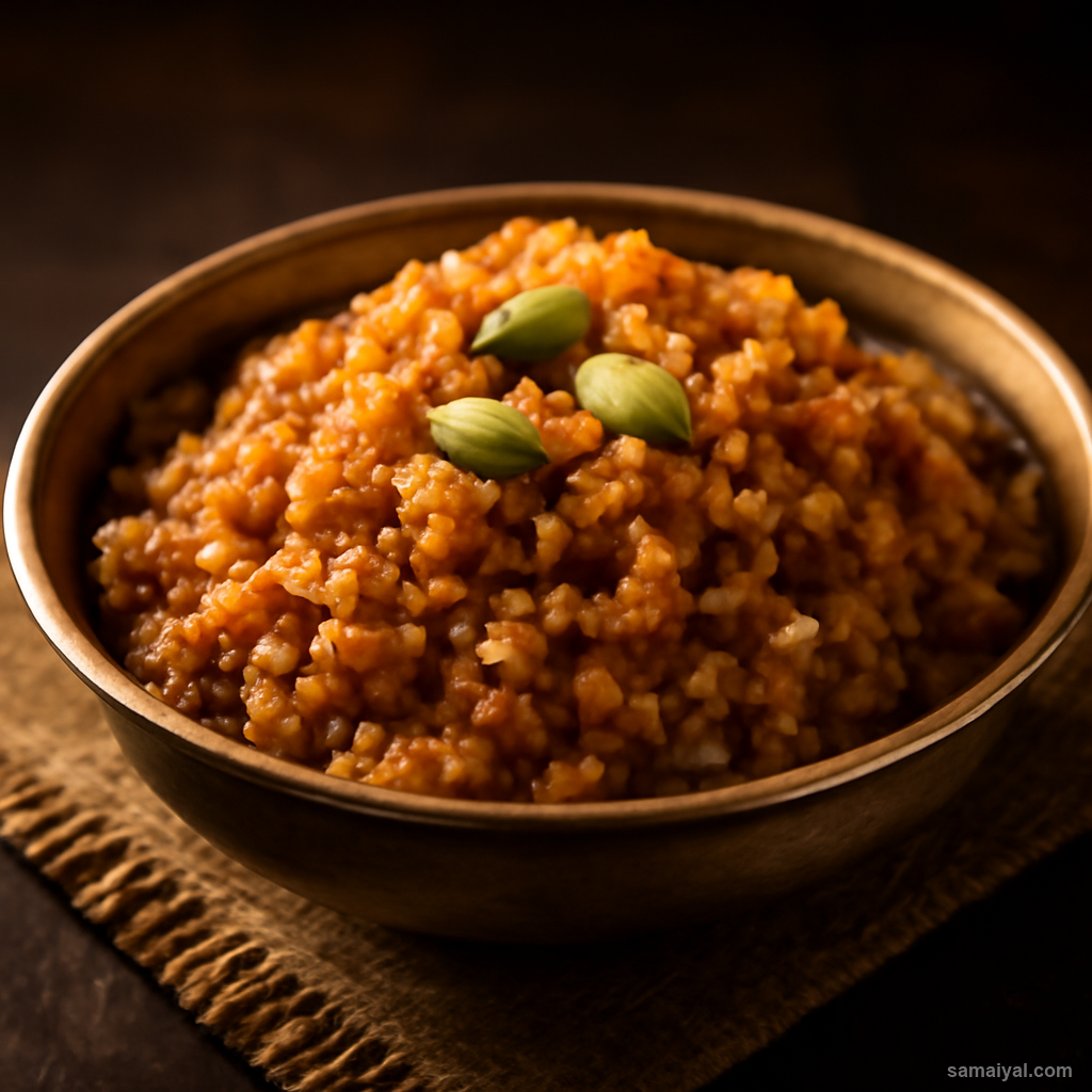 Rajasthan Laapsi Broken Wheat Jaggery Sweet