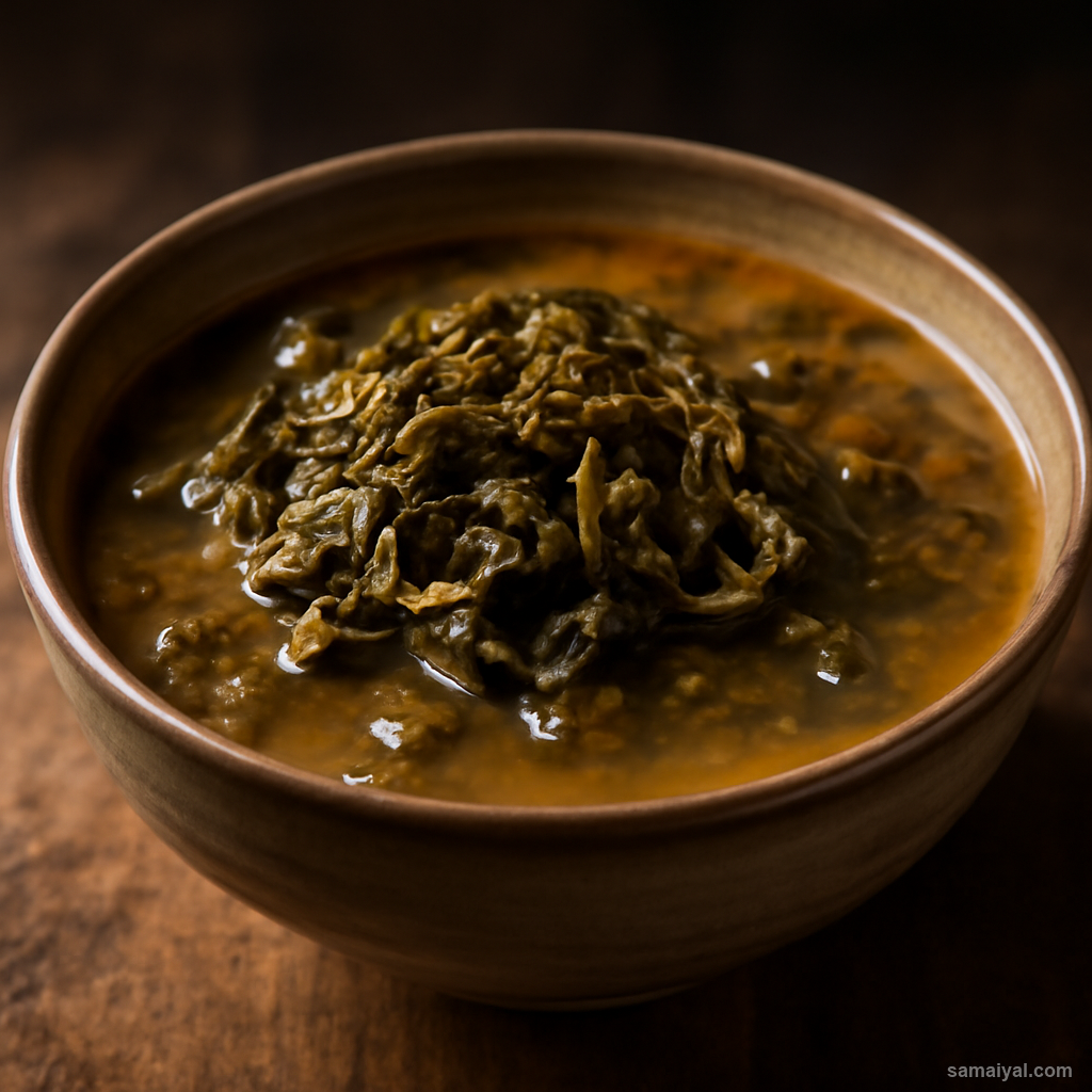 Sikkim Gundruk Soup Fermented Leafy Green Broth