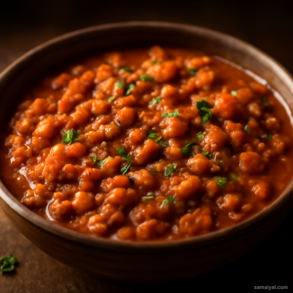 Sikkim Kinema Fermented Soybean Tomato Curry Nepali Style
