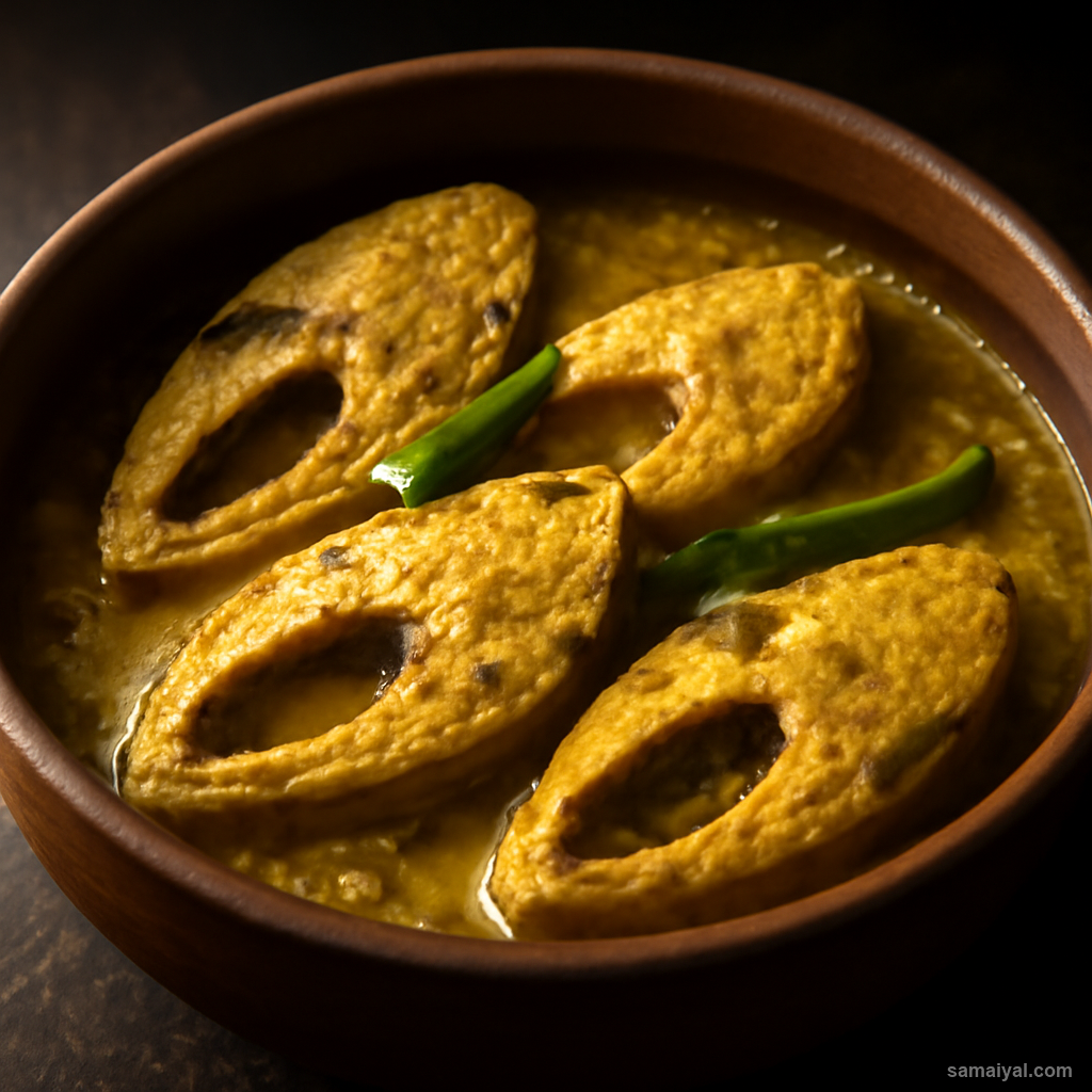 Sorshe Bata Ilish Mustard Paste Fish
