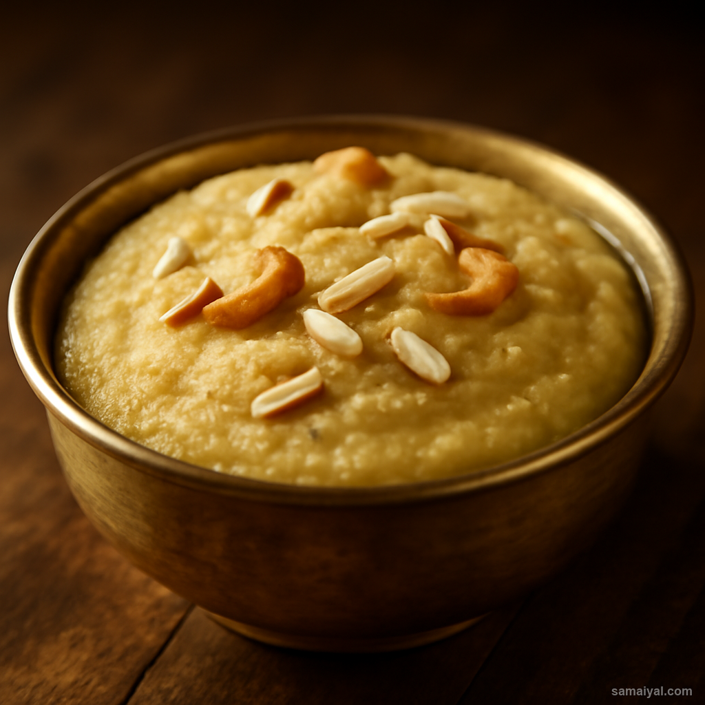 Sujir Halua Bengali Semolina Payesh Dessert
