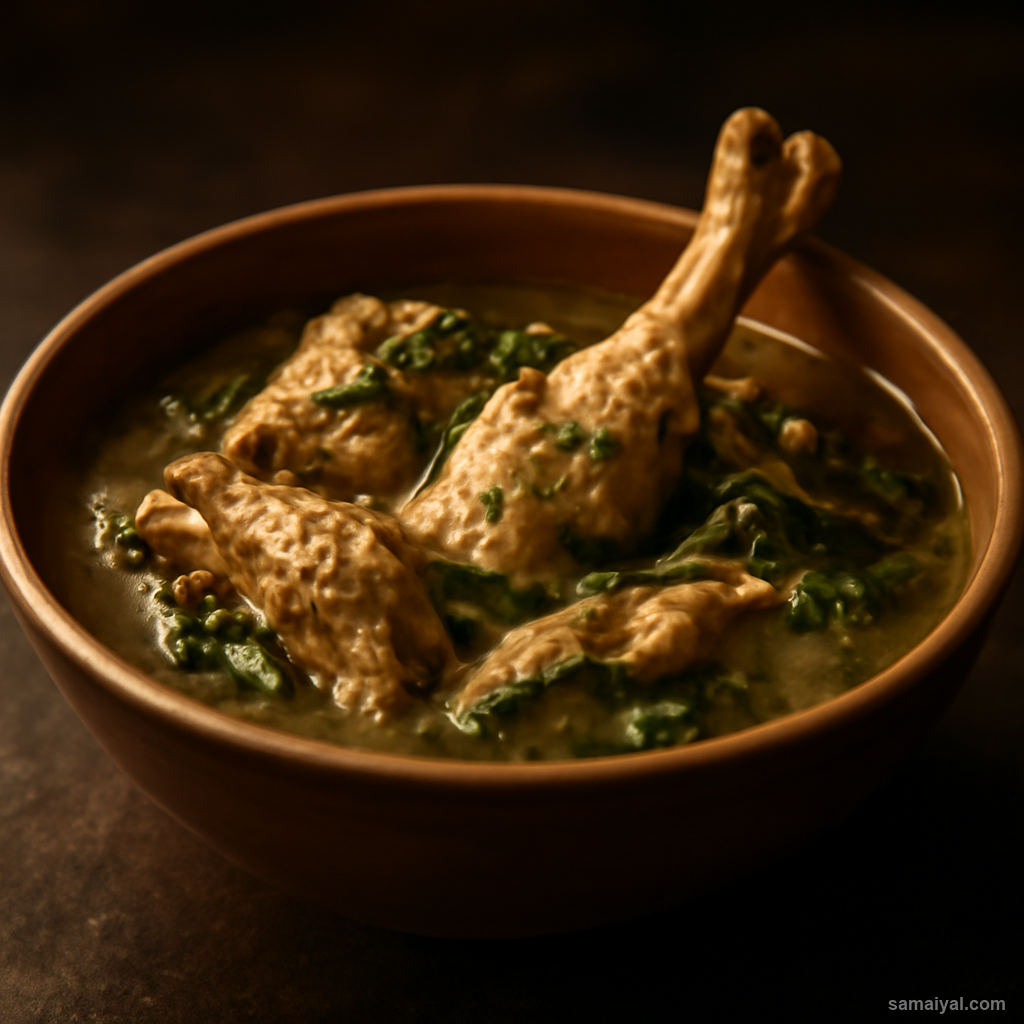 Tripura Chicken Berma Tribal Style Boiled Forest Herb Curry