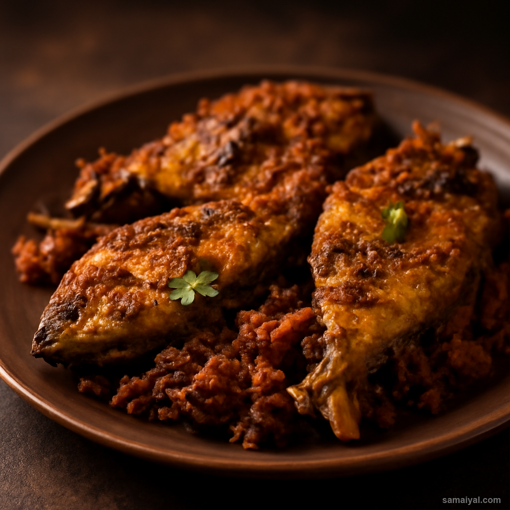 Tripura Masor Dom Fish Slow Cook Dry Spiced Tripuri Bengali