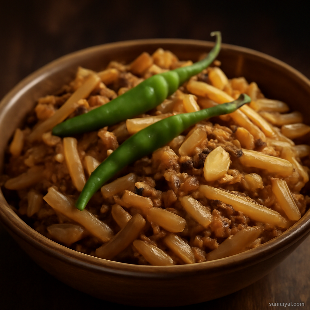 Tripura Muya Berma Bamboo Shoot Fermented Fish Stir
