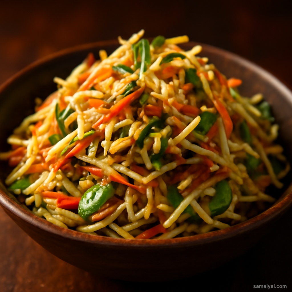 Tripura Singju Raw Vegetable Fermented Fish Fresh Crunchy Salad