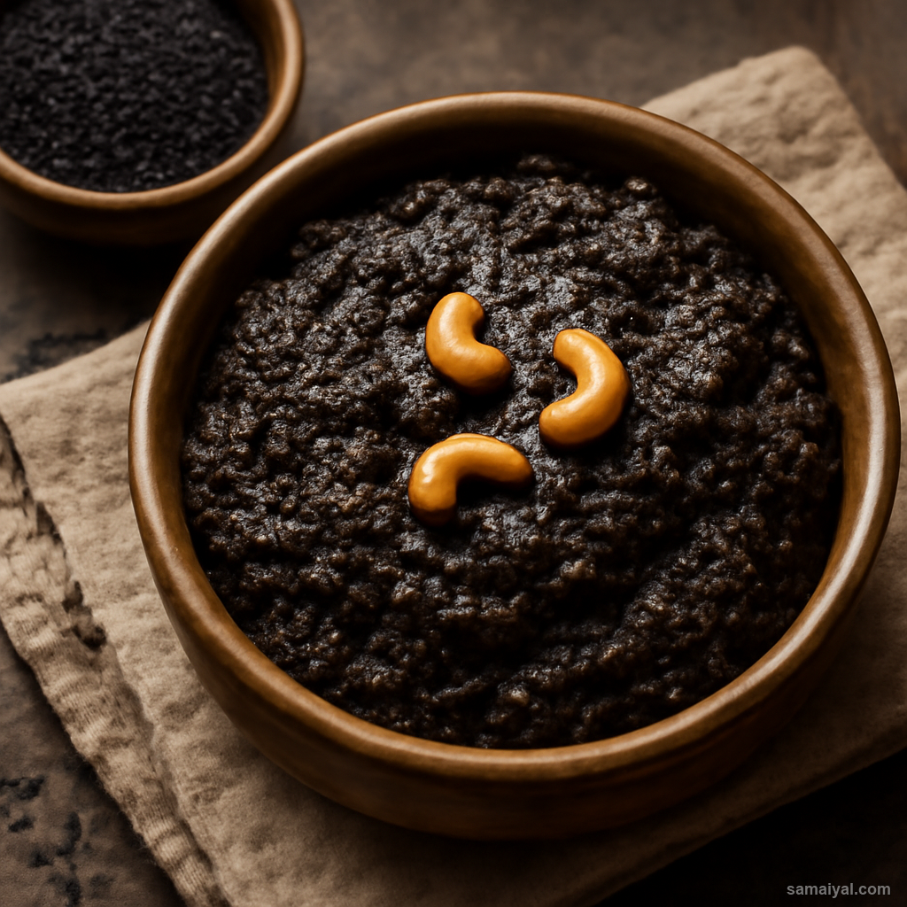 Uttarakhand Kaale Til Ka Halwa Black Sesame Jaggery Winter Sweet