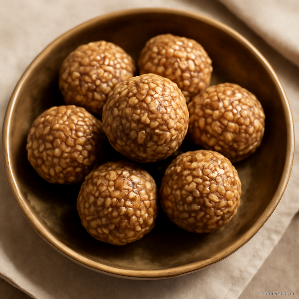 Uttarakhand Til Ke Ladoo Sesame Jaggery Makar Sankranti Sweet