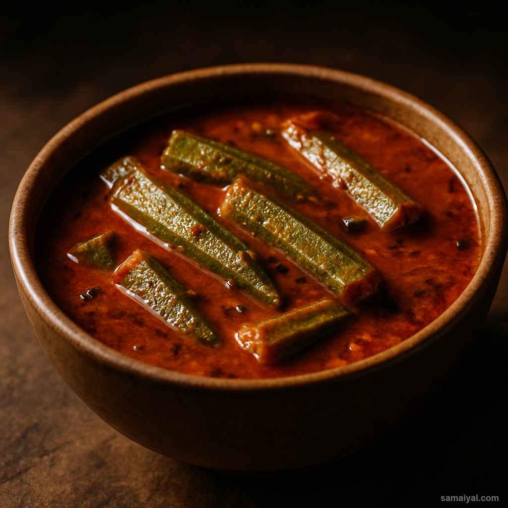 Vendakkai Puli Kuzhambu